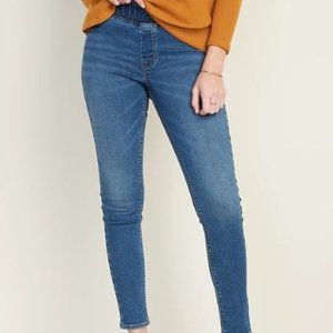 Rockstar Mid-rise Built-In Warm Super Skinny Jeggings Size 6